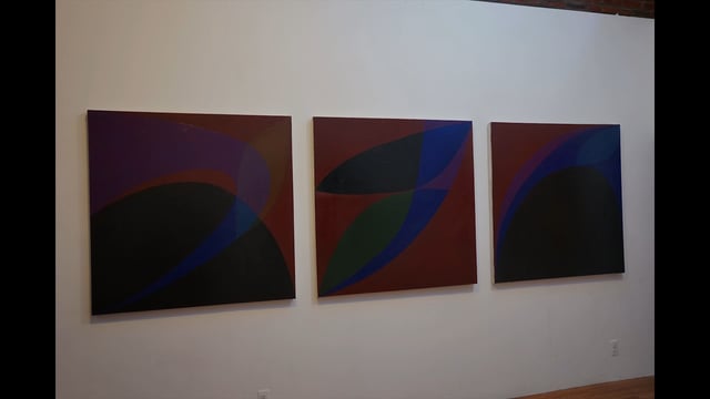 Acute Blue Triptych