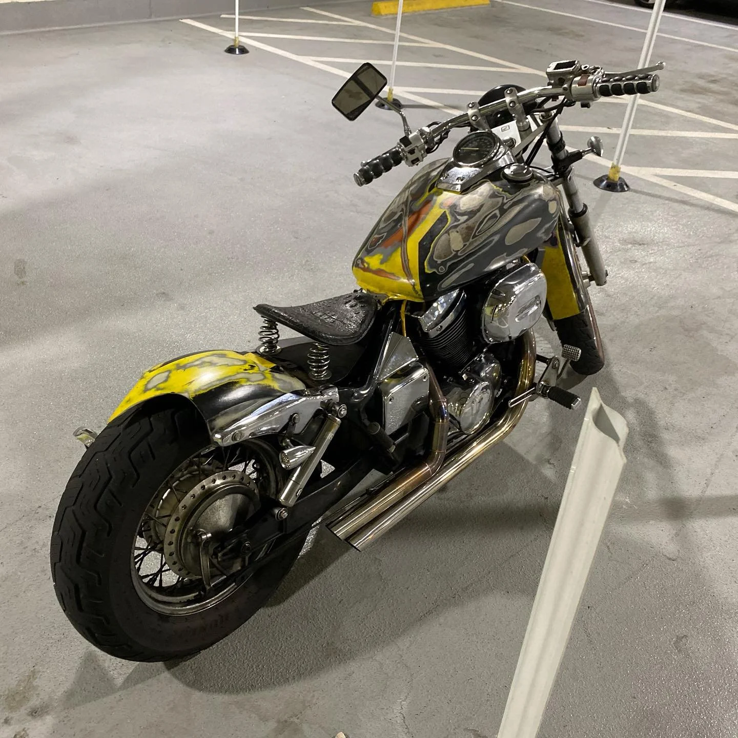 &ldquo;I&rsquo;ll trade a painting for your motorcycle&rdquo;
Honda Shadow VT750DC