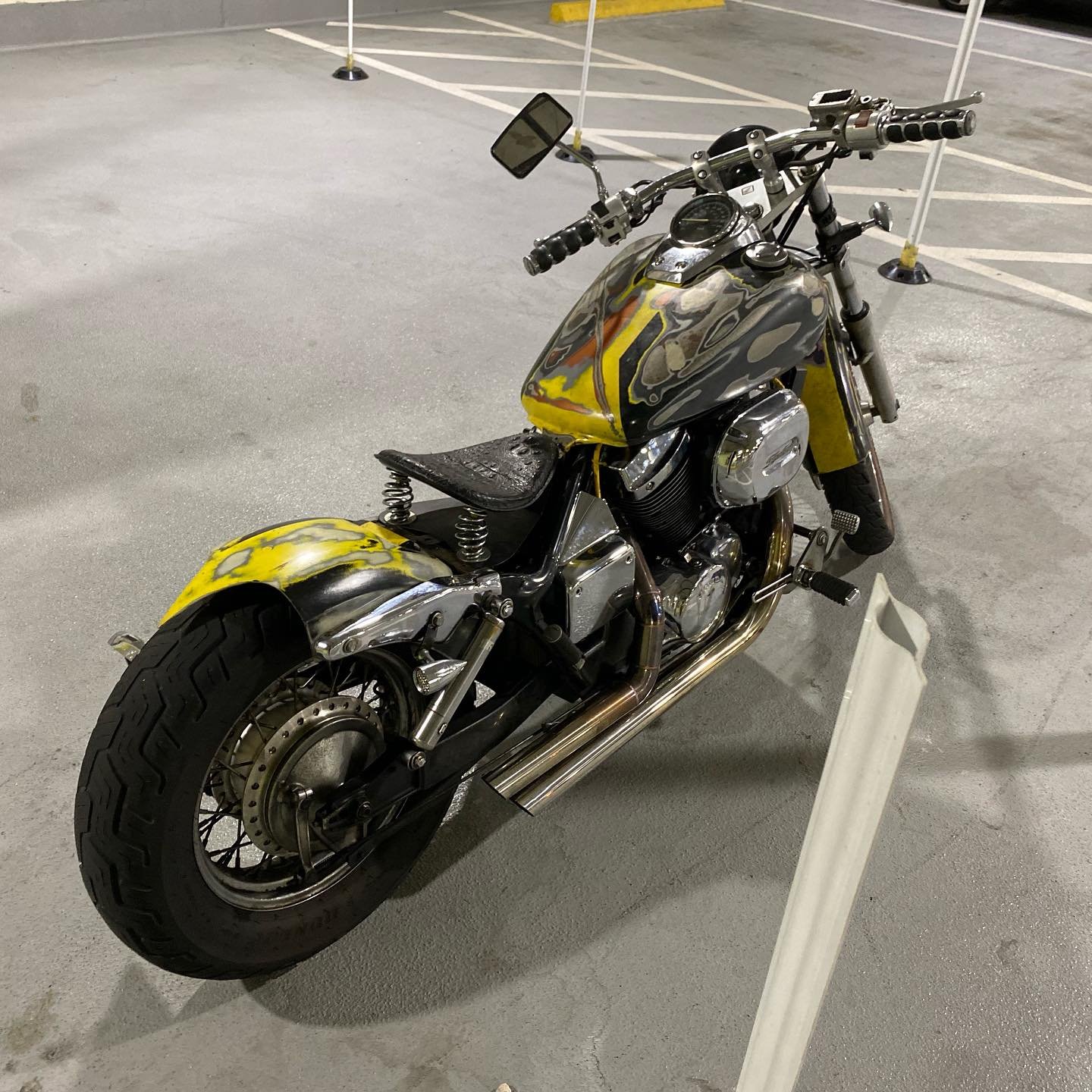 &ldquo;I&rsquo;ll trade a painting for your motorcycle&rdquo;
Honda Shadow VT750DC