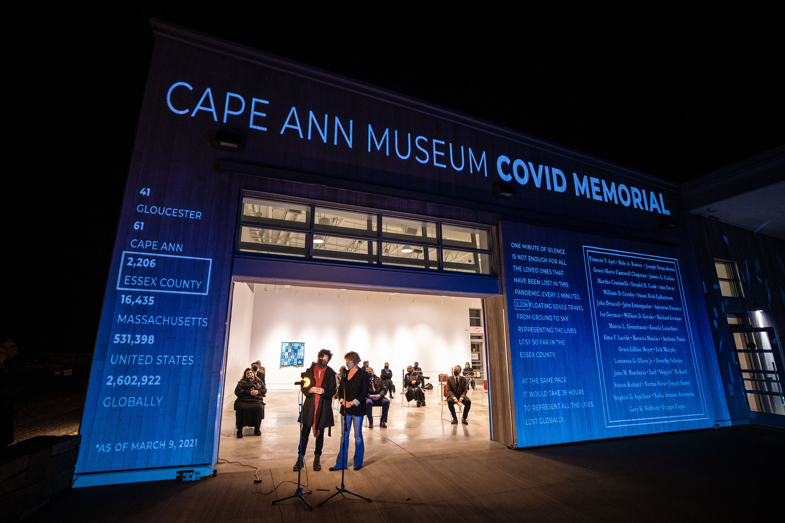 Covid Memorial - Cape Ann Museum, Gloucester 
