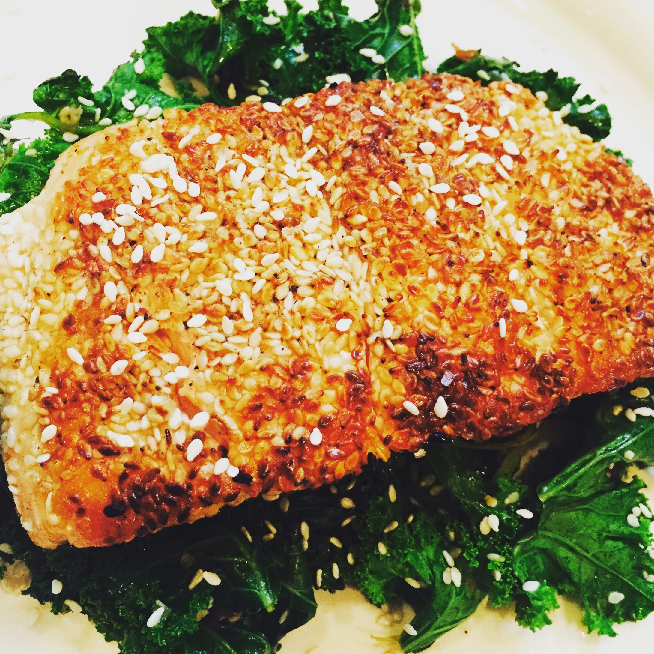 Recipe of The Week: Sesame Crusted Salmon