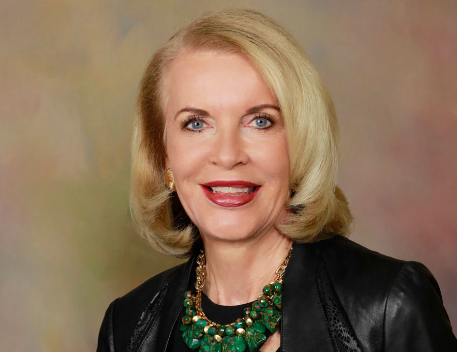 Image: Austin luminary and supporter of the arts, Becky Beaver.