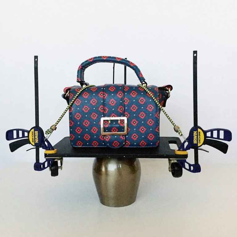 Robert Jackson Harrington, New Bag New Wave , Mixed Media, 5” x 5” 5,” 2018