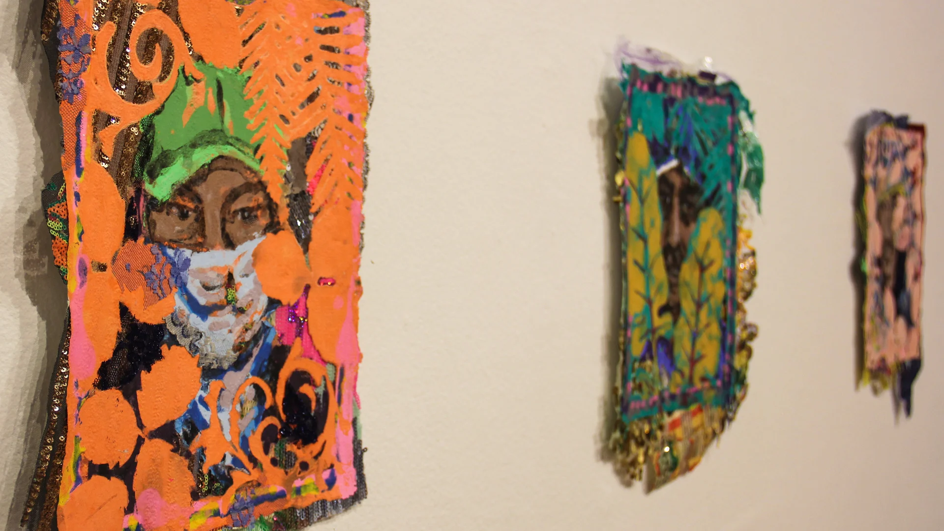 Lina-Puerta,-Untitled-(Orange),-from-the-Latino-Farmworkers-in-the-US---Portraits-Series,-2018,-Pigmented-cotton-and-linen-pulp;-sequined-fabrics,-lace-and-food-packaging-nettings,-19-x-13-in-(1).jpg