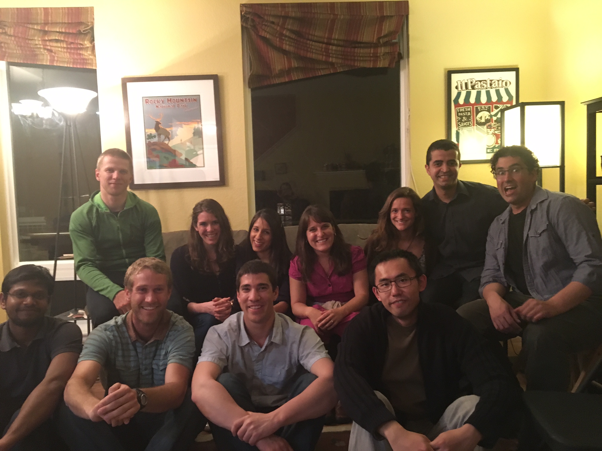 Back row: Jakub Valigura, Sarah Welsh-Huggins, Jenny Ramirez, Abbie, Becca Scheetz, Juan Olarte, Travis Marcilla; Front row: Balaji Paramasivam, Cody Harrington, Robert Chase, Taojun Liu .