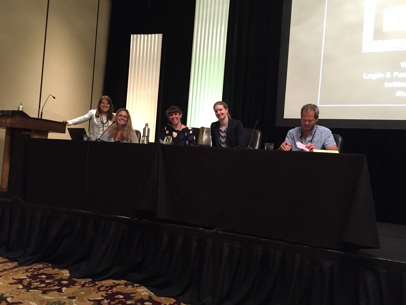 Panel at Natural Hazards Workshop. 