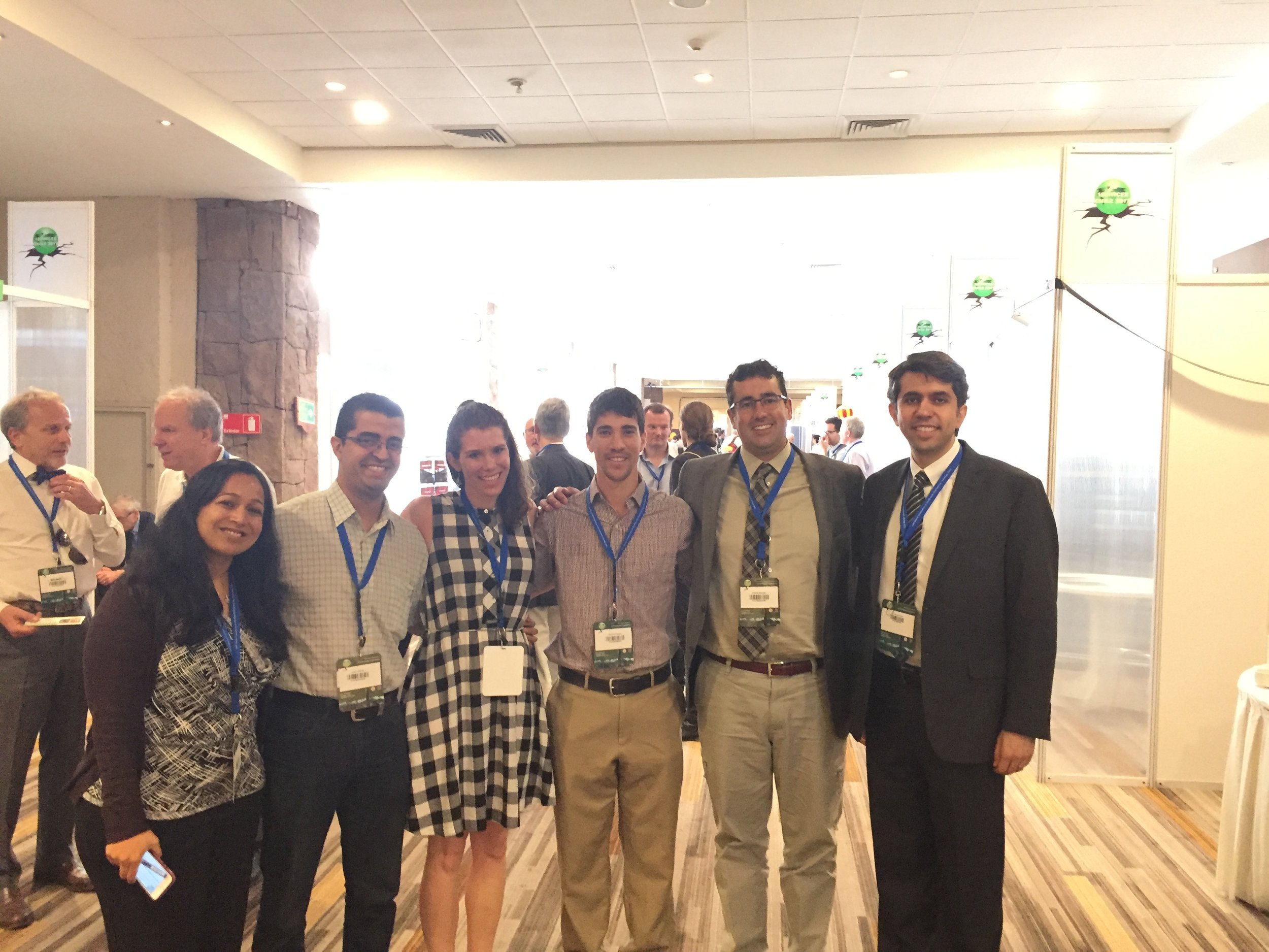 A group of wonderful people: Dr. Meera Raghunandan (Assistant Professor, IIT Bombay), Juan Olarte, Sarah Welsh-Huggins, Robert Chase, Travis Marcilla, Dr. Siamak Sattar (Research Structural Engineer, NIST)