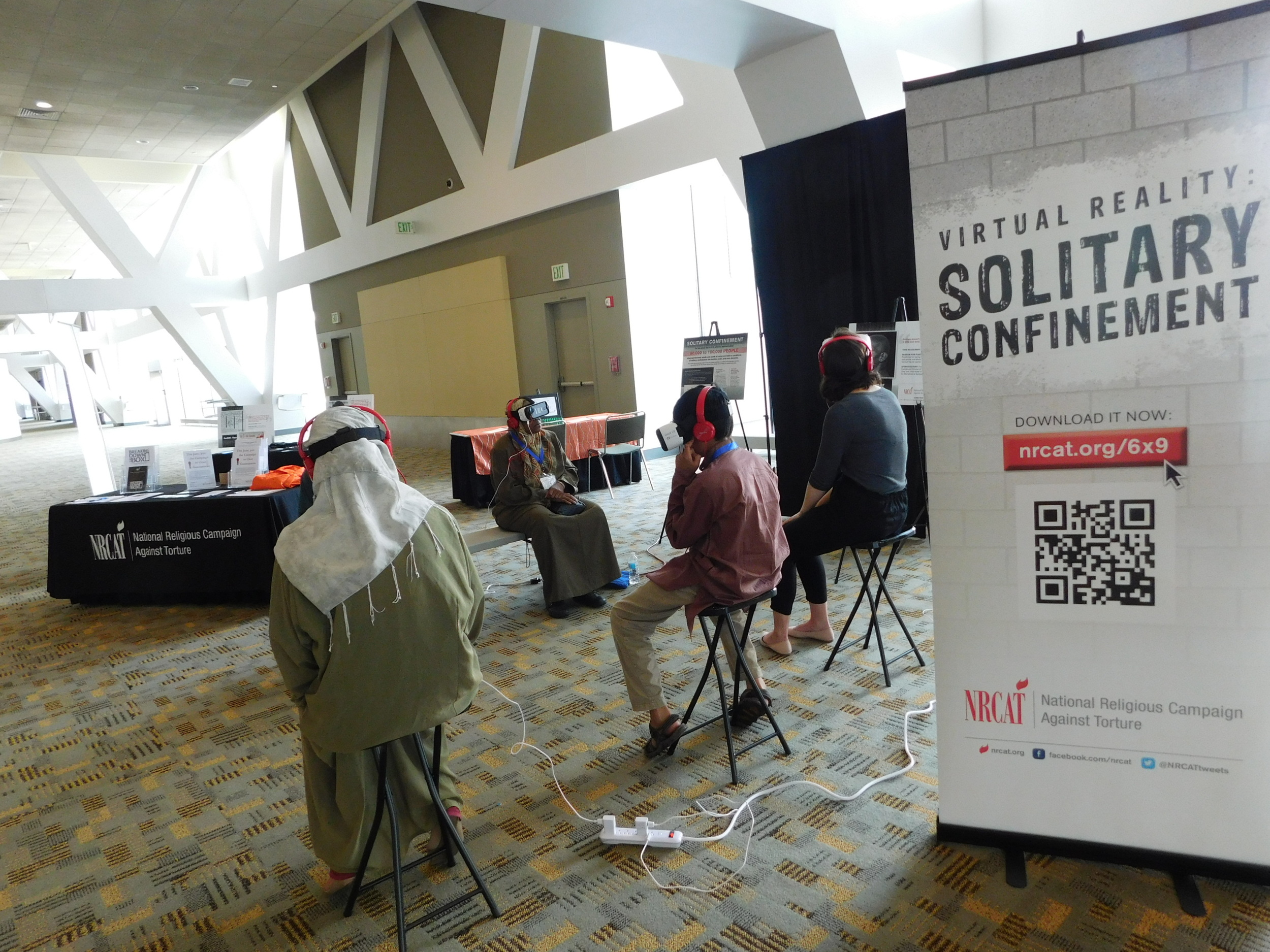 Virtual Reality experience at the ICNA Convention.