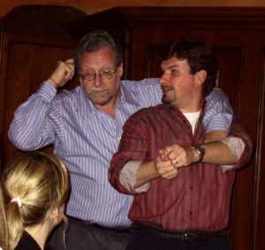 He reenacted the O.J. trial in the beer hall