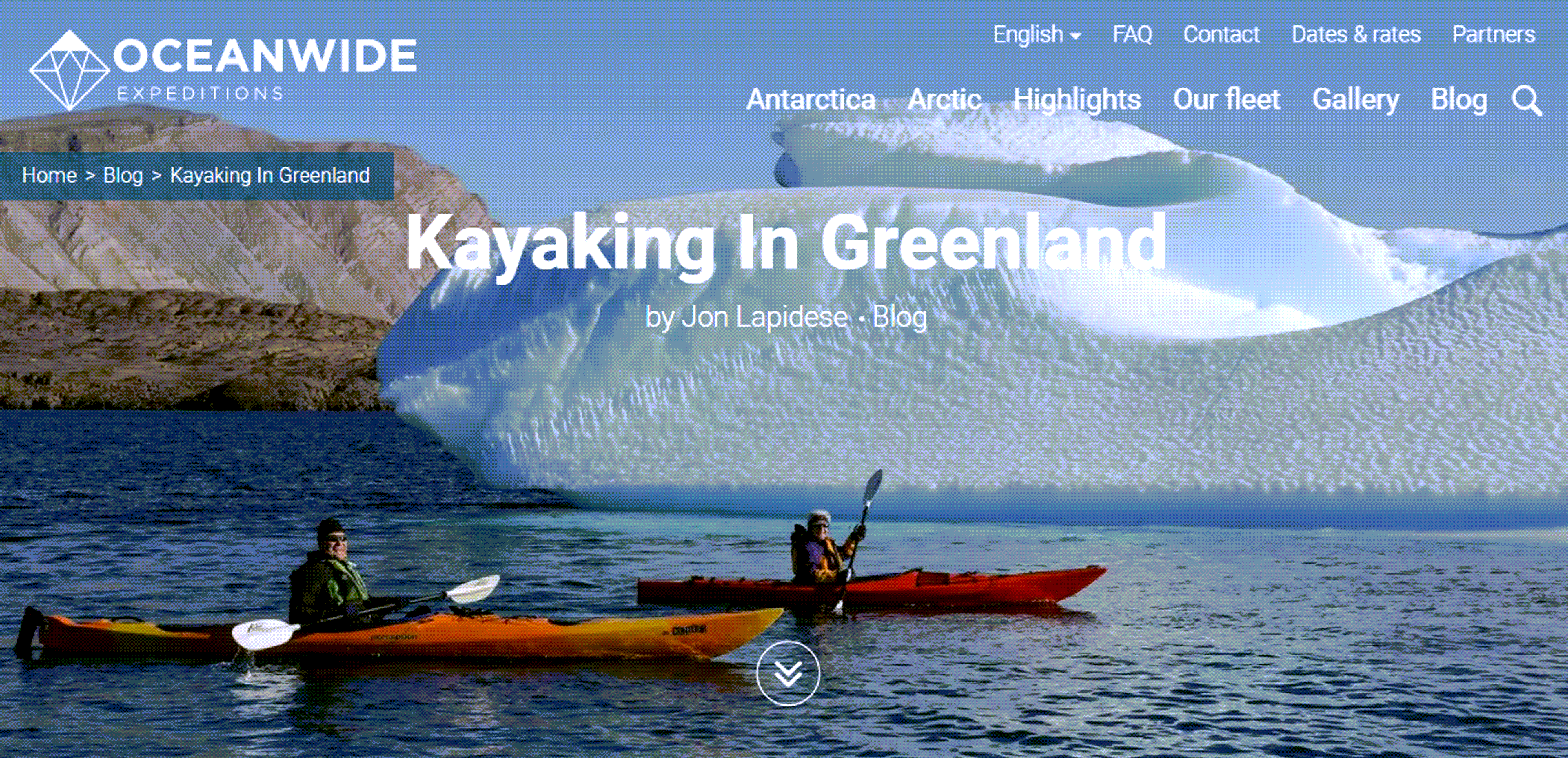 Jon Lapidese travel copywriter blog Greenland