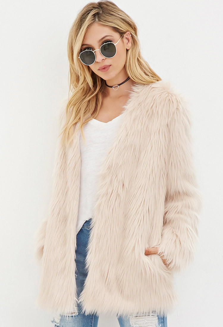 Faux Fur Coat - Forever 21 ( Yes I've been Stalking a lot of coats... they'll be my best-friends soon enough )