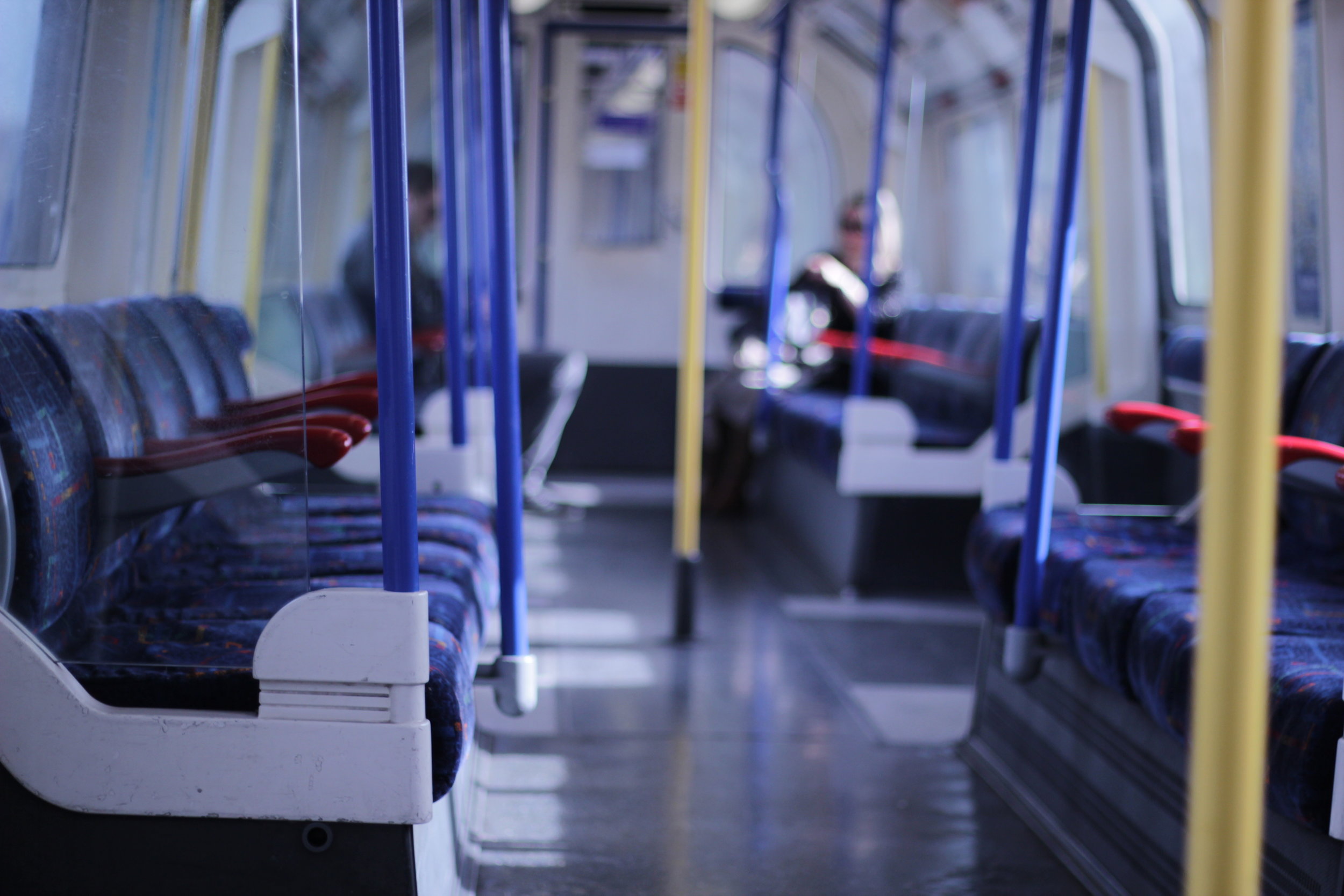 Inside a Piccadilly Line Train