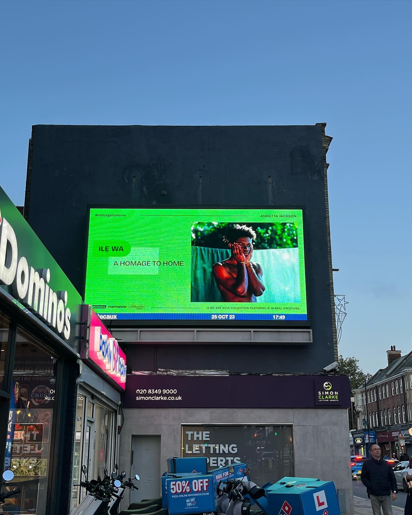 I am grateful! My work and my brothers (@johie_massiah &amp; @weed.fumes) were featured on billboards across the UK for Black History Month in October! 

I don&rsquo;t think @horsforddanie would have imagined just how much photography would help me g