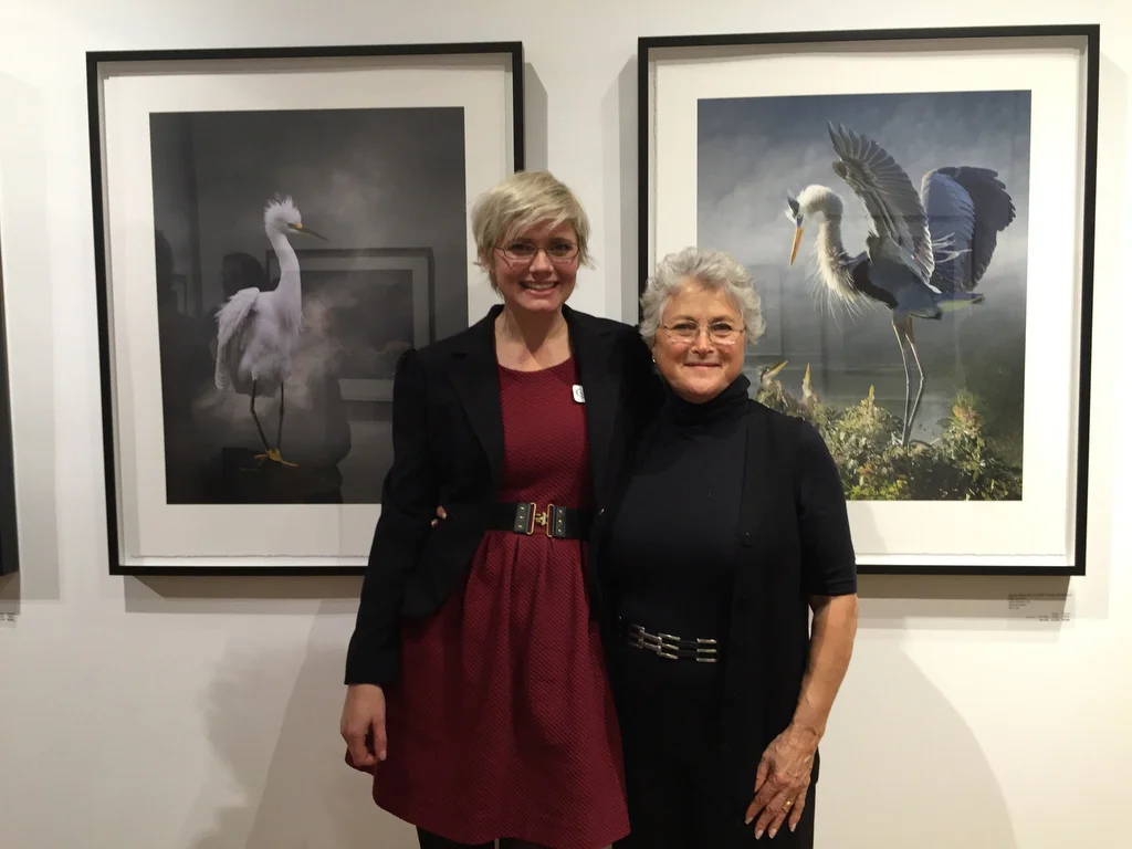 Jolene Hanson, Director G2 Gallery and Cheryl Medow