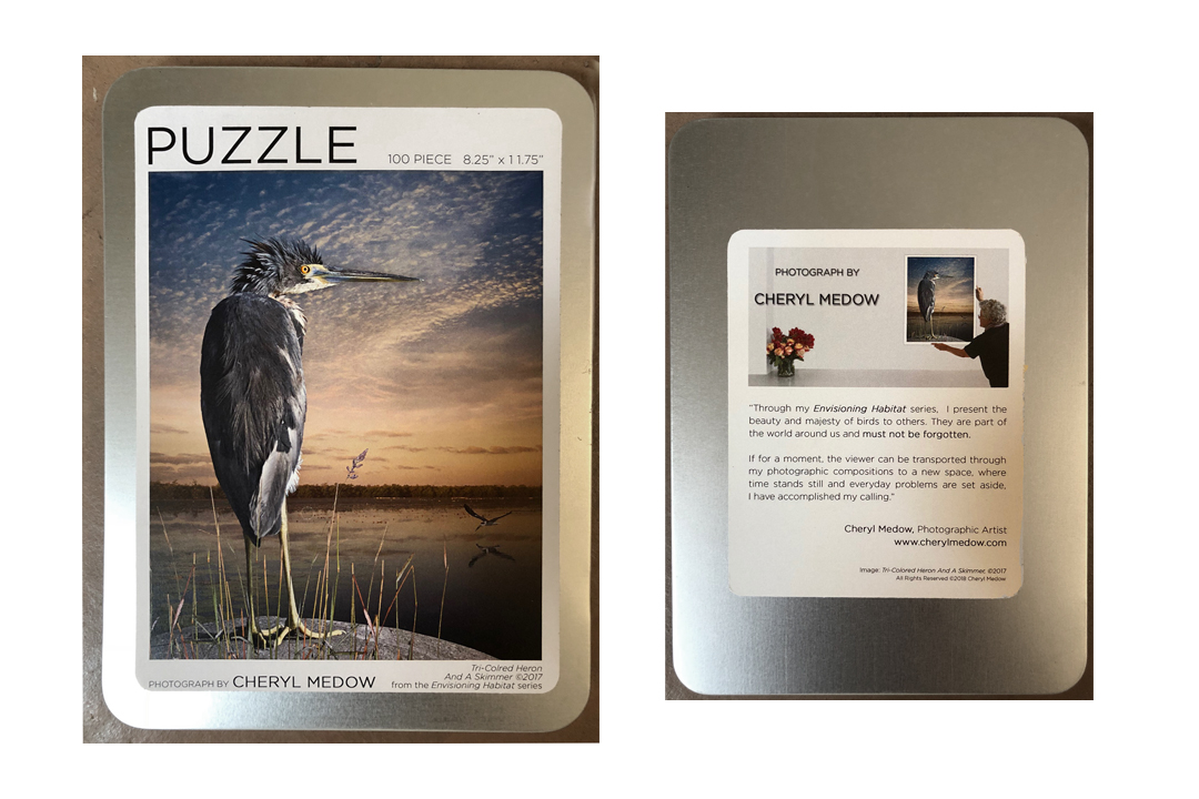 The gift shop is carrying the Tri-Colored Heron puzzle.