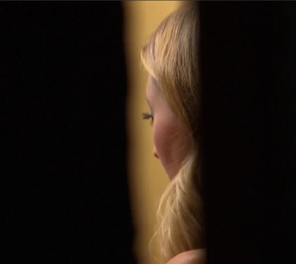 If the mystery blonde is a producer she is getting WAY too much sleep.