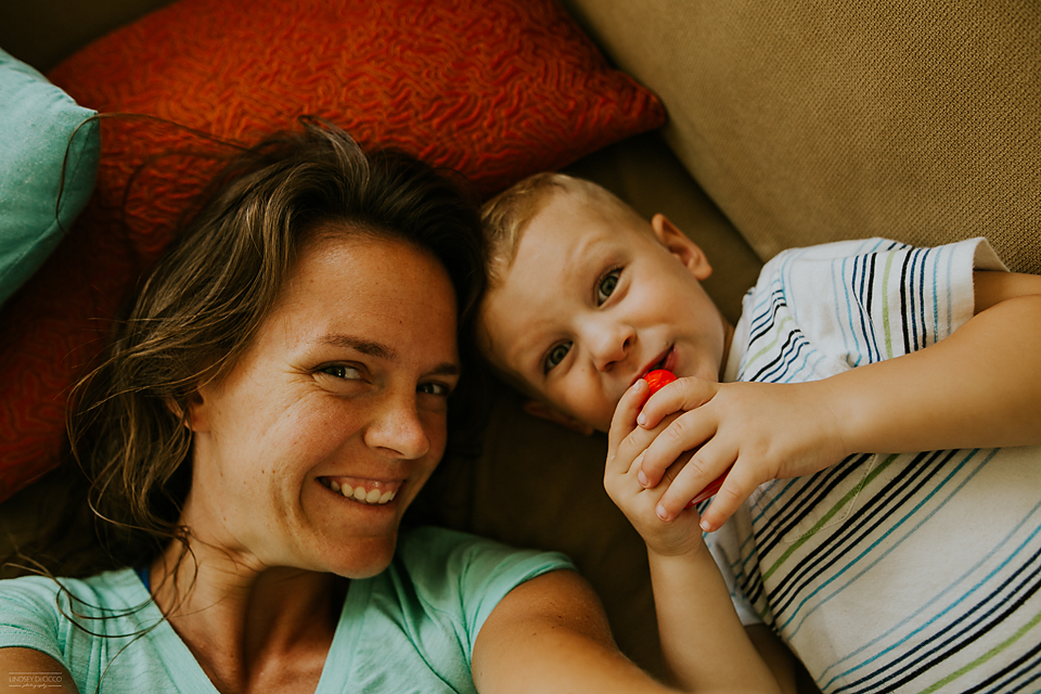 just me and little man at home again