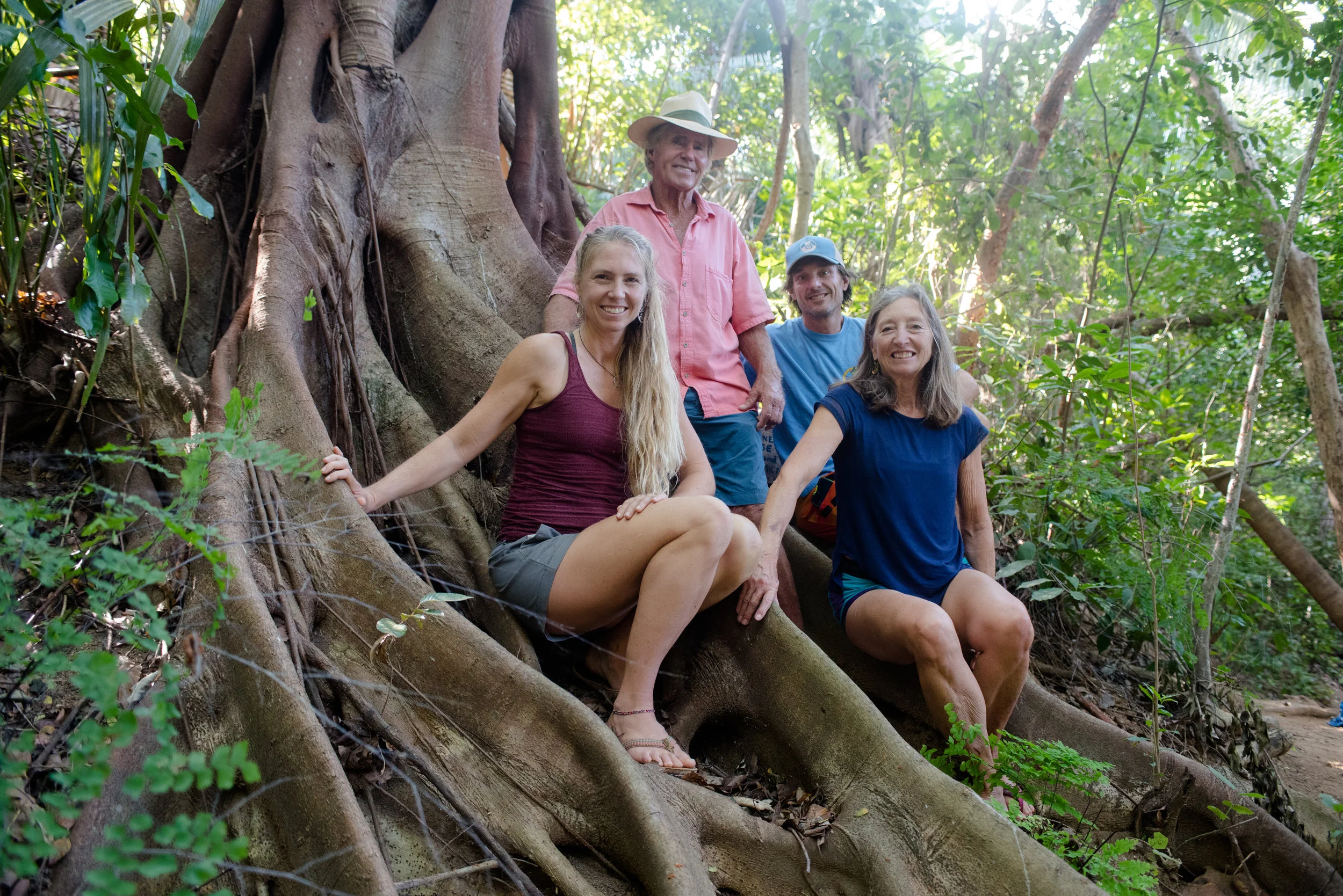 From right to left: Jungle Judi, Walter Wright (Tarzan), El Tigre & The Jungle Girl (me!)