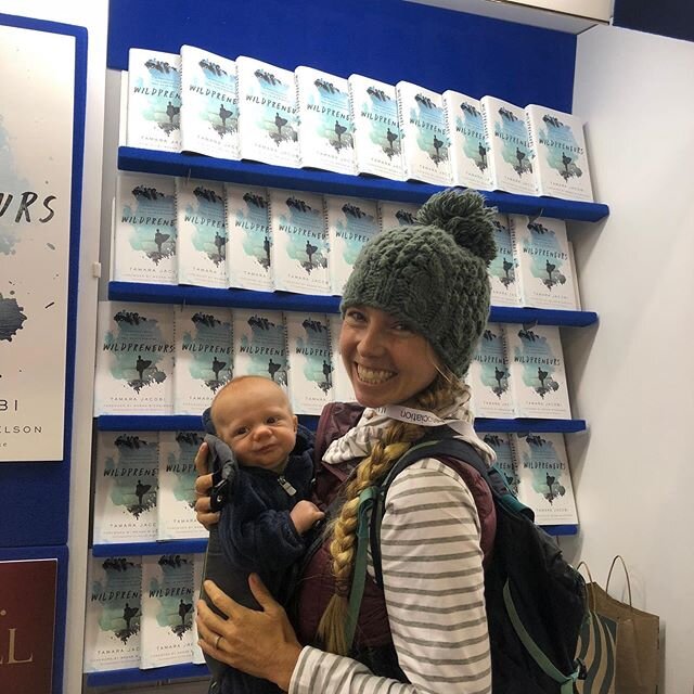 After a 4 year writing journey my heart is bursting...today I got to hold the hardcover of @wildpreneurs in my hands. My book baby and real baby zephyr are so ALIVE!! Thank you @hcleadership for bringing this dream to life. We&rsquo;re thrilled to be
