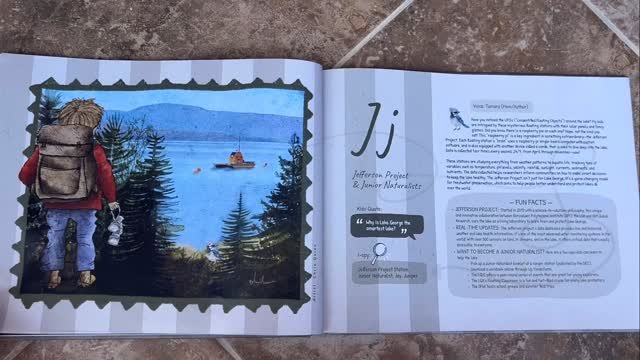“J is for Jefferson Project” and “D is for Darrin Freshwater Institute”! We’re excited for our book to make its debut at the LGA’s annual Lake Protector Summit on May 15th. The very first copy will be on display &m