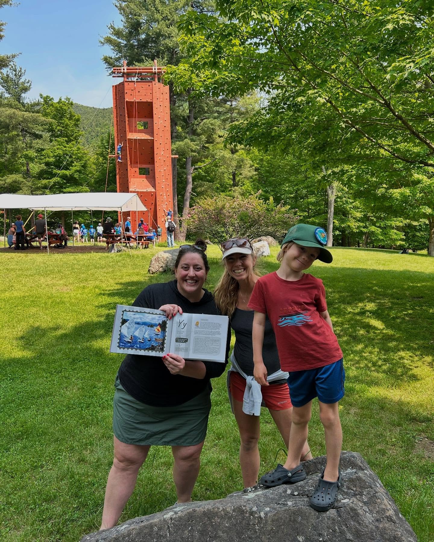 Our Lake George Journey continues&mdash;Y is for YMCA! 🏕️📚 We ventured up the lake to YMCA Camp Chingachgook @lakegeorgecamp and WOW! So much fun exploring with Executive Director Jin&eacute;&mdash;from the cozy cabins and magical lakeside treehous