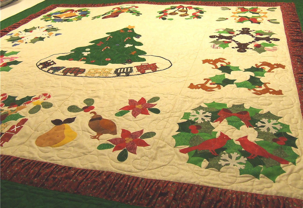 Christmas Applique Quilt — Candy Apple Quilts