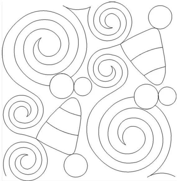 Candy Corn Quilt Design