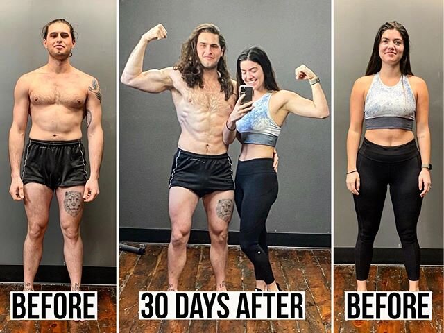 #MondayMotivation 💪 checkout Kristjan and Alex&rsquo;s 30 day challenge results! 👏 Major shoutout to them for their dedication and drive #fitcouple goals! Really glad you guys made the House your home! DM us if you have questions about signing up t