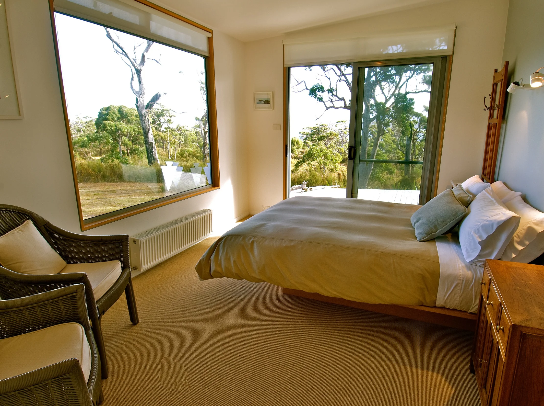 Restful bedrooms...