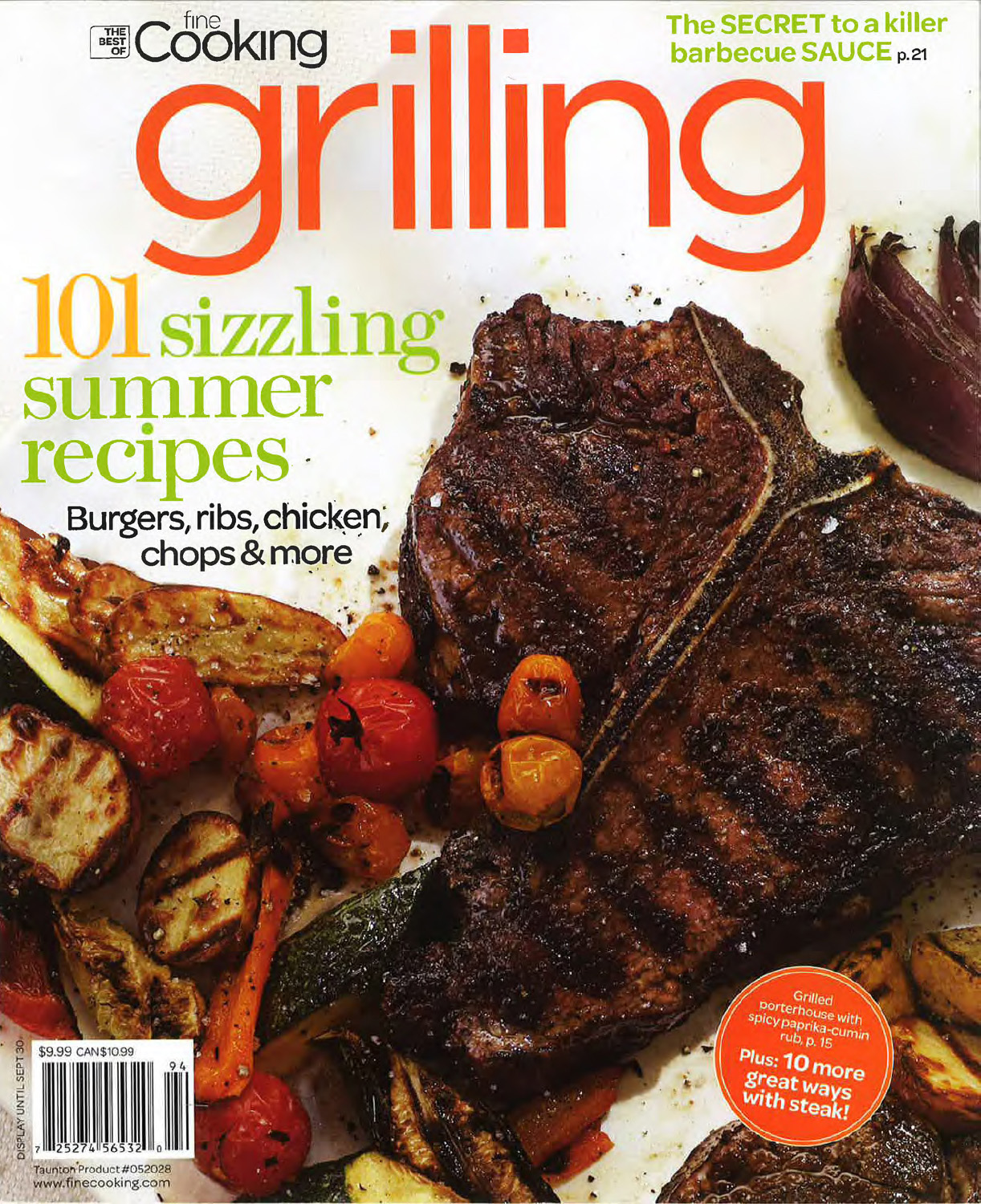  magazine cover editorial steak  