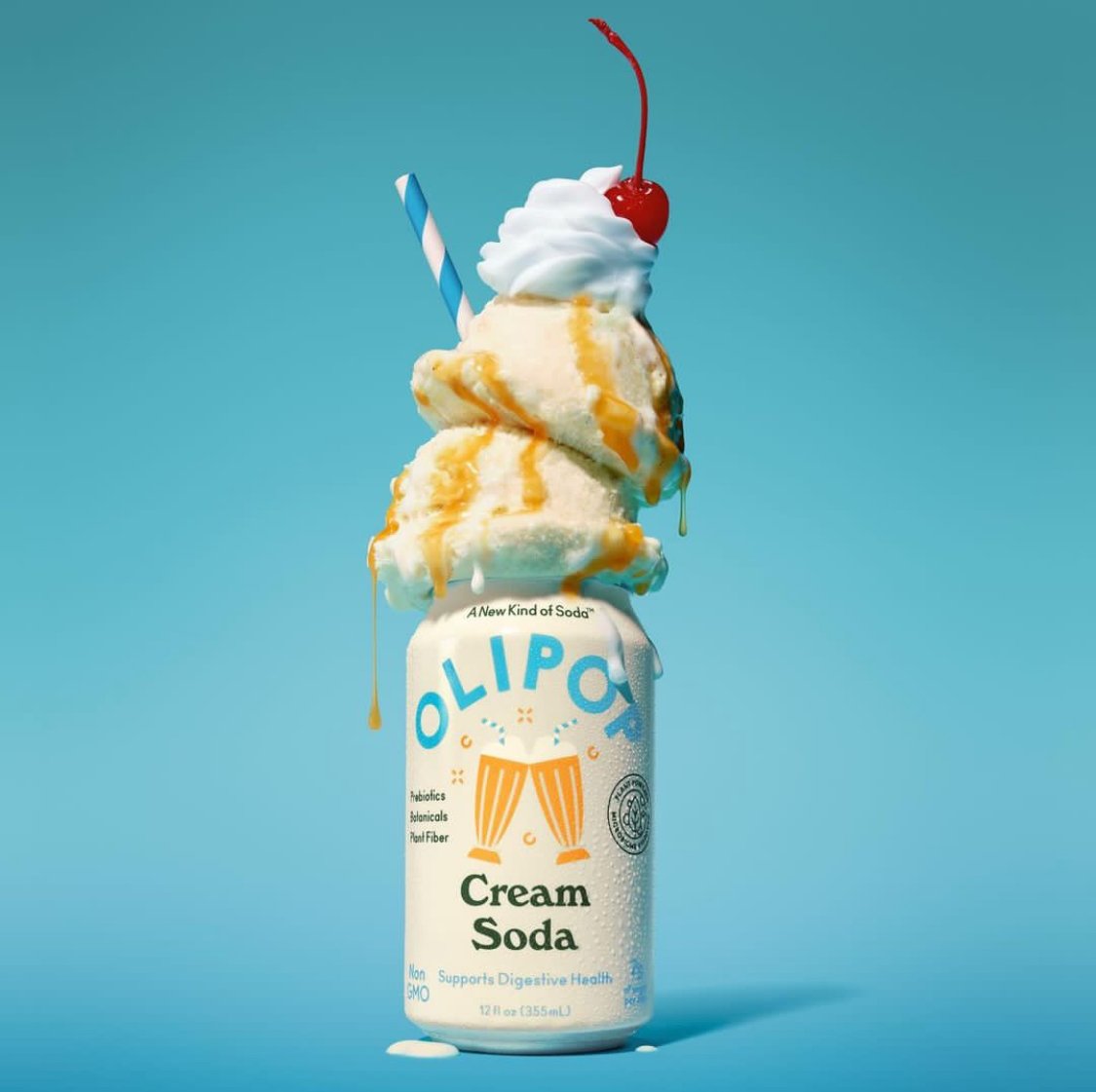  fake ice cream styling ad print 
