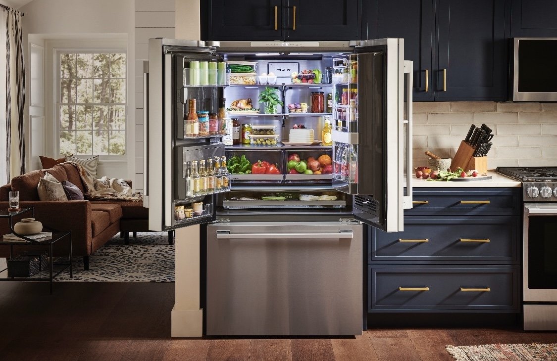  food fridge interior stylist cooking elegant  