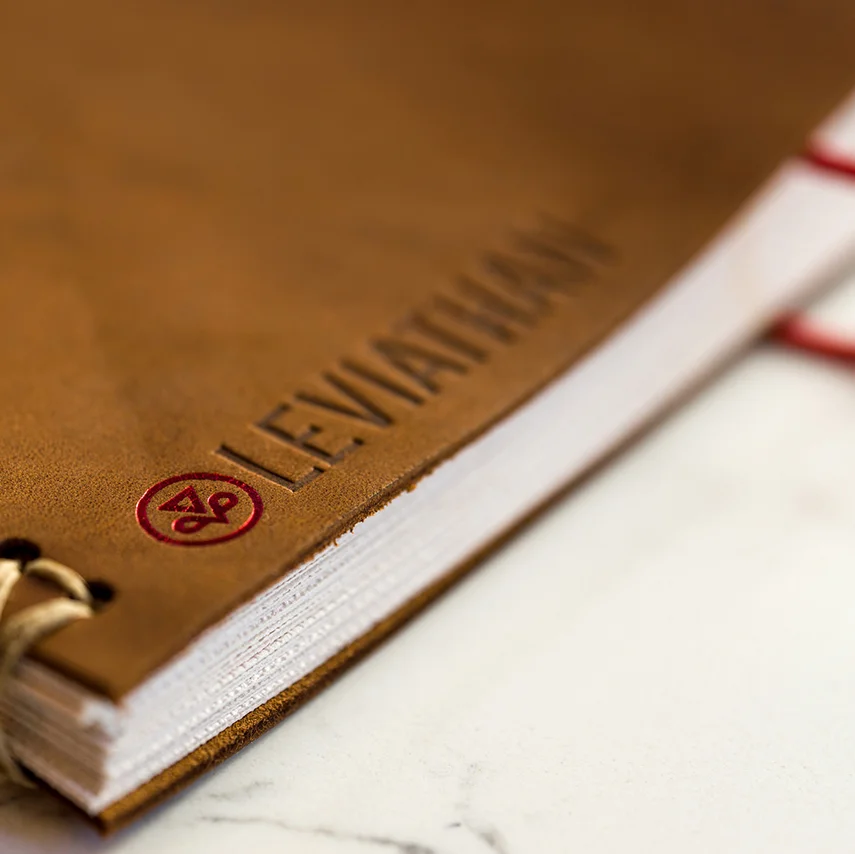Leviathan drink book / Art Direction + Design