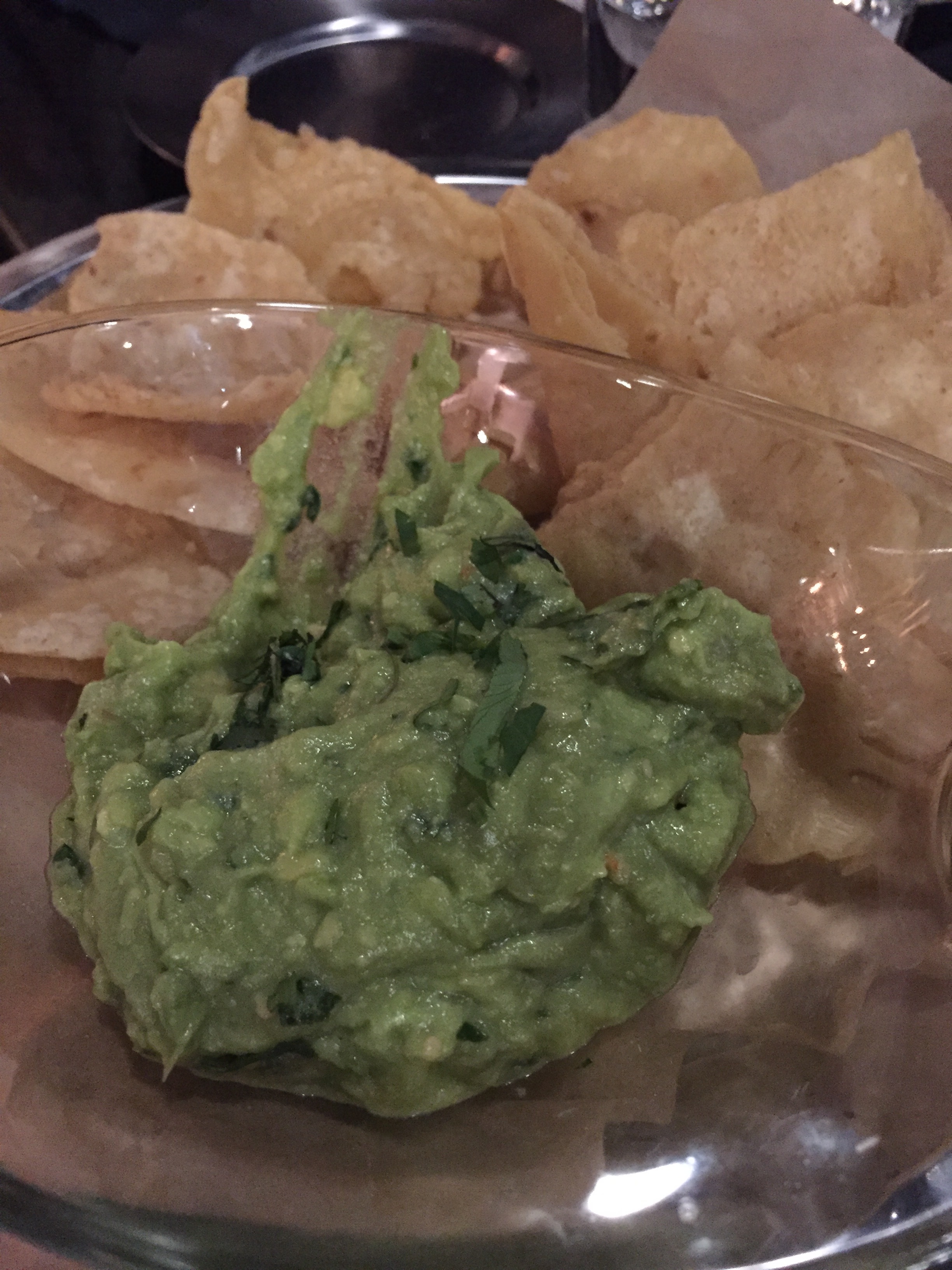 Chewy chips & guac