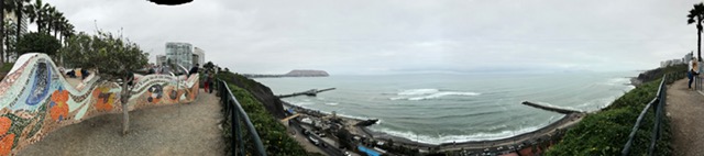 Why the fish is so fresh: this is two blocks from the restaurant. Lima is so pretty!