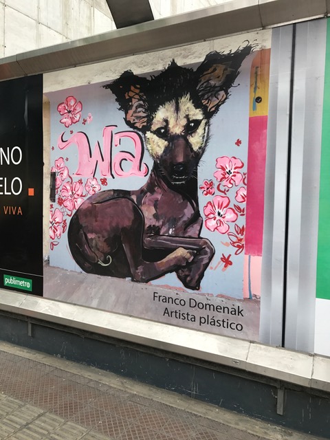 Really exciting art near Maido. Can I keep him?!