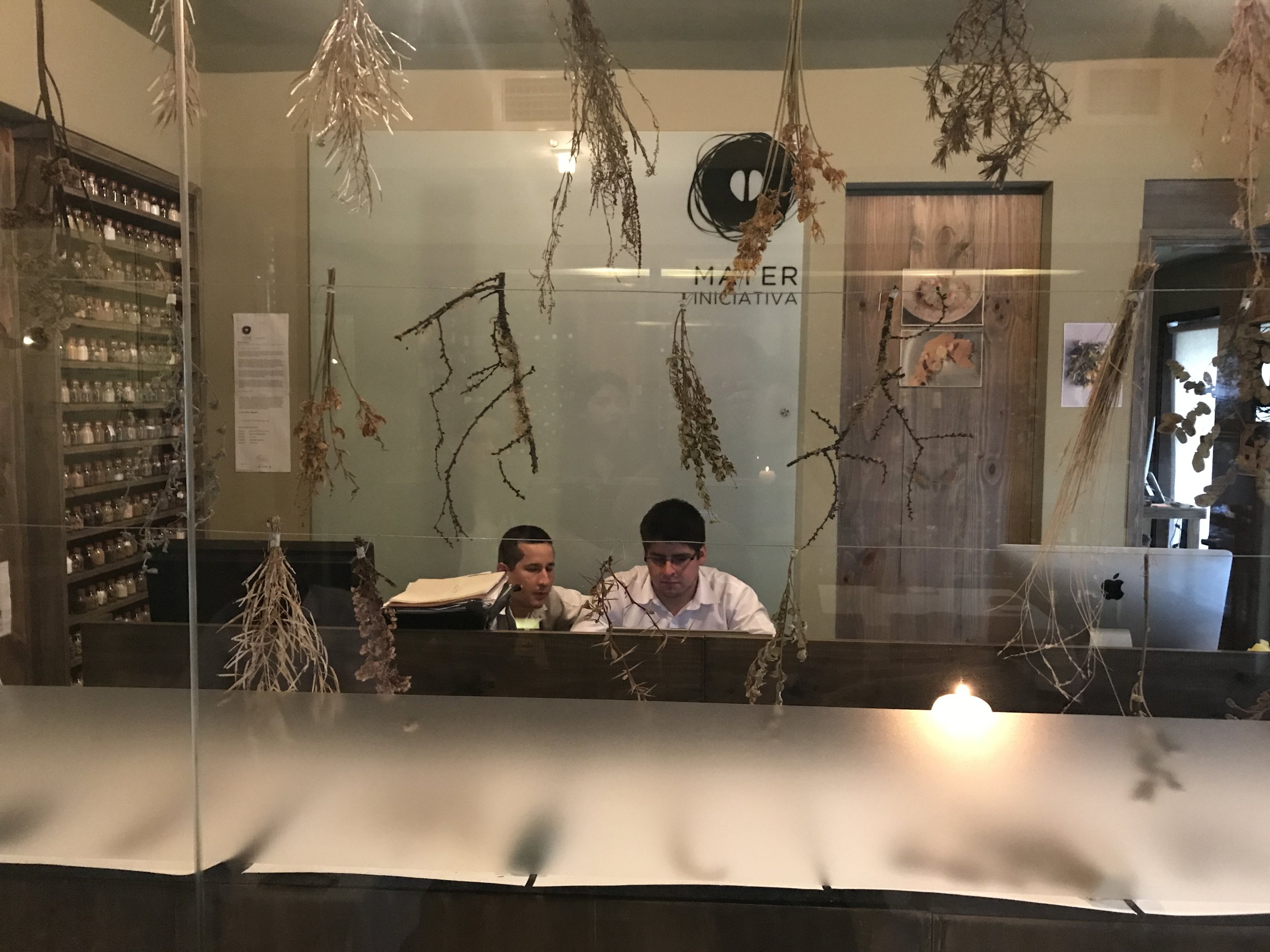 The research room where they try out and test new ingredients