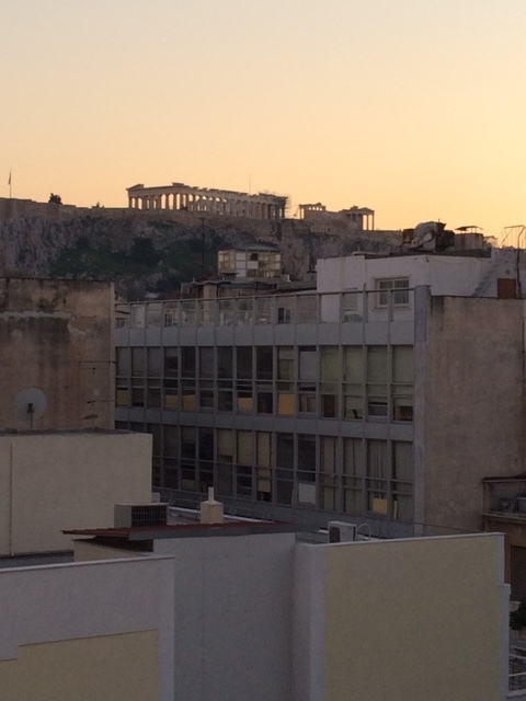 The view from our Airbnb didn't suck