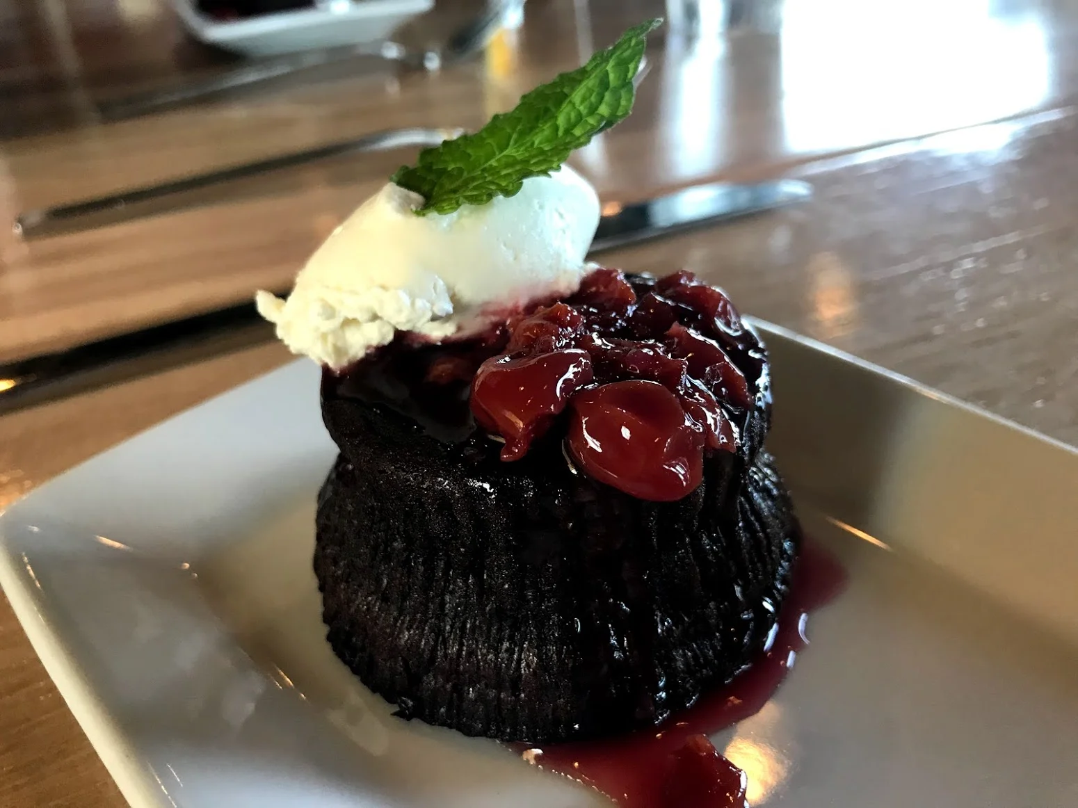 The Cheerwine Chocolate Cake from the Pumphouse