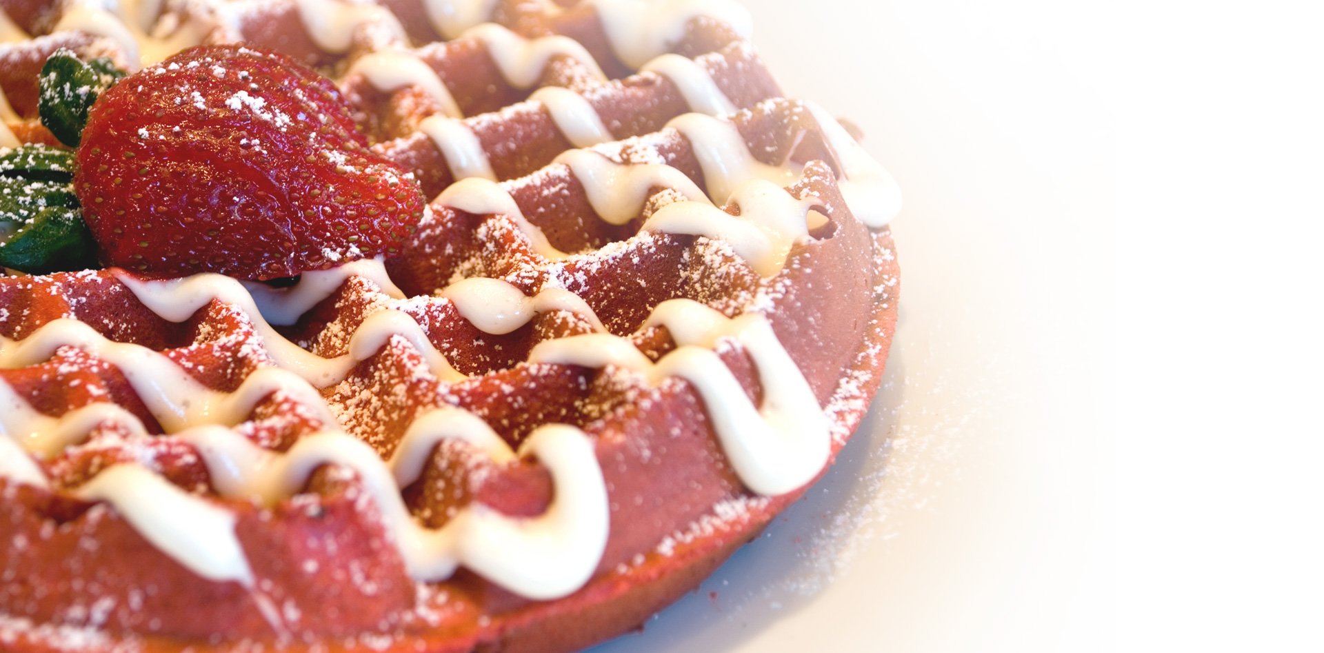 The famous red velvet waffle/image courtesy of Terrace Cafe