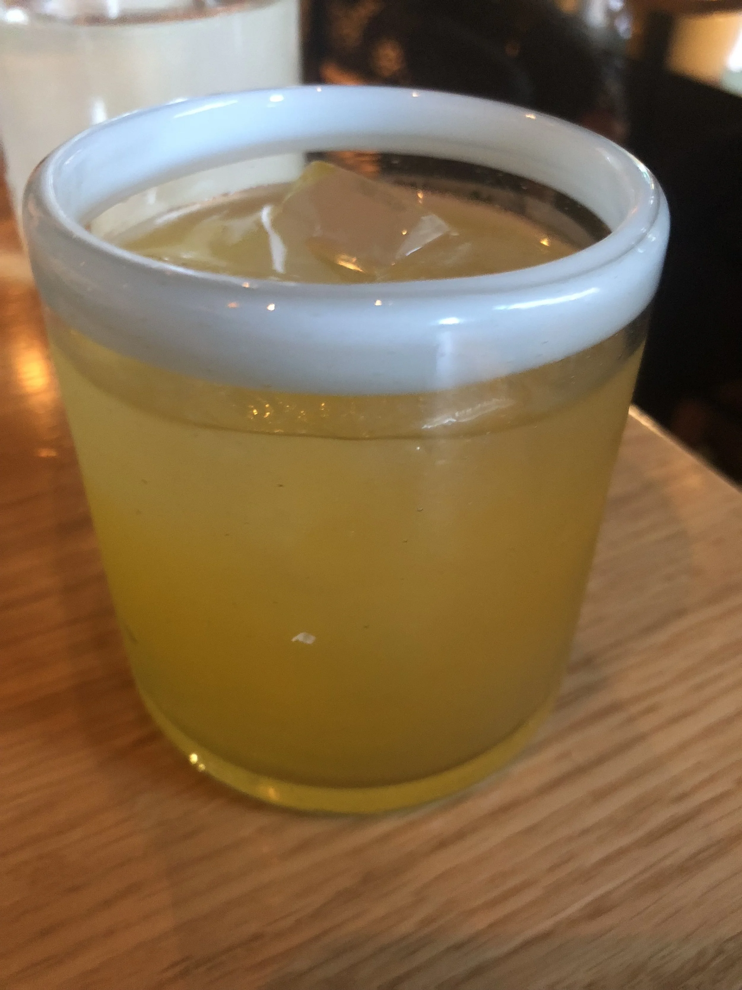 Pikachu Cocktail - Sea Buckthorn, lemon, vodka, thyme