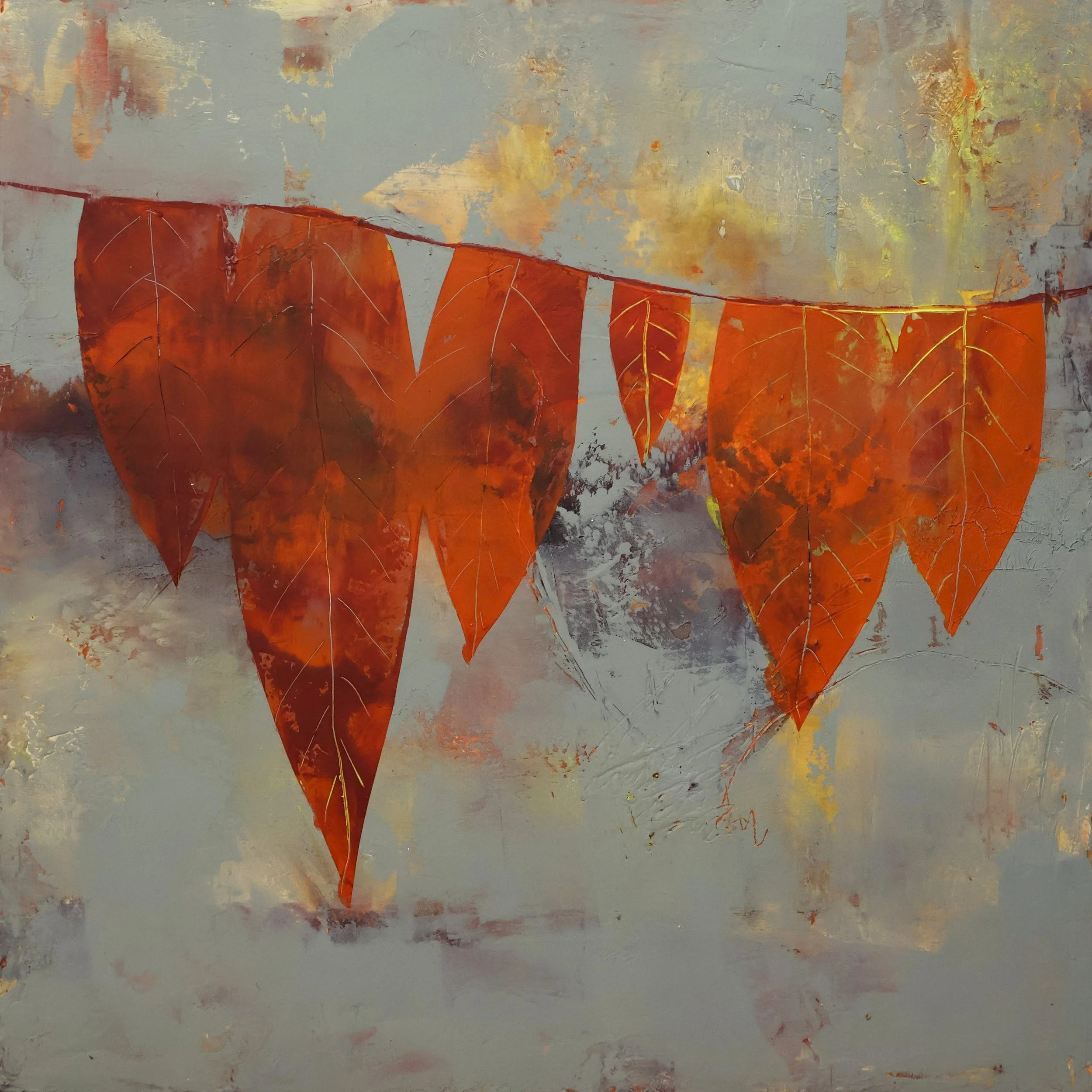 Harbor of Leaves - 12" x 12"