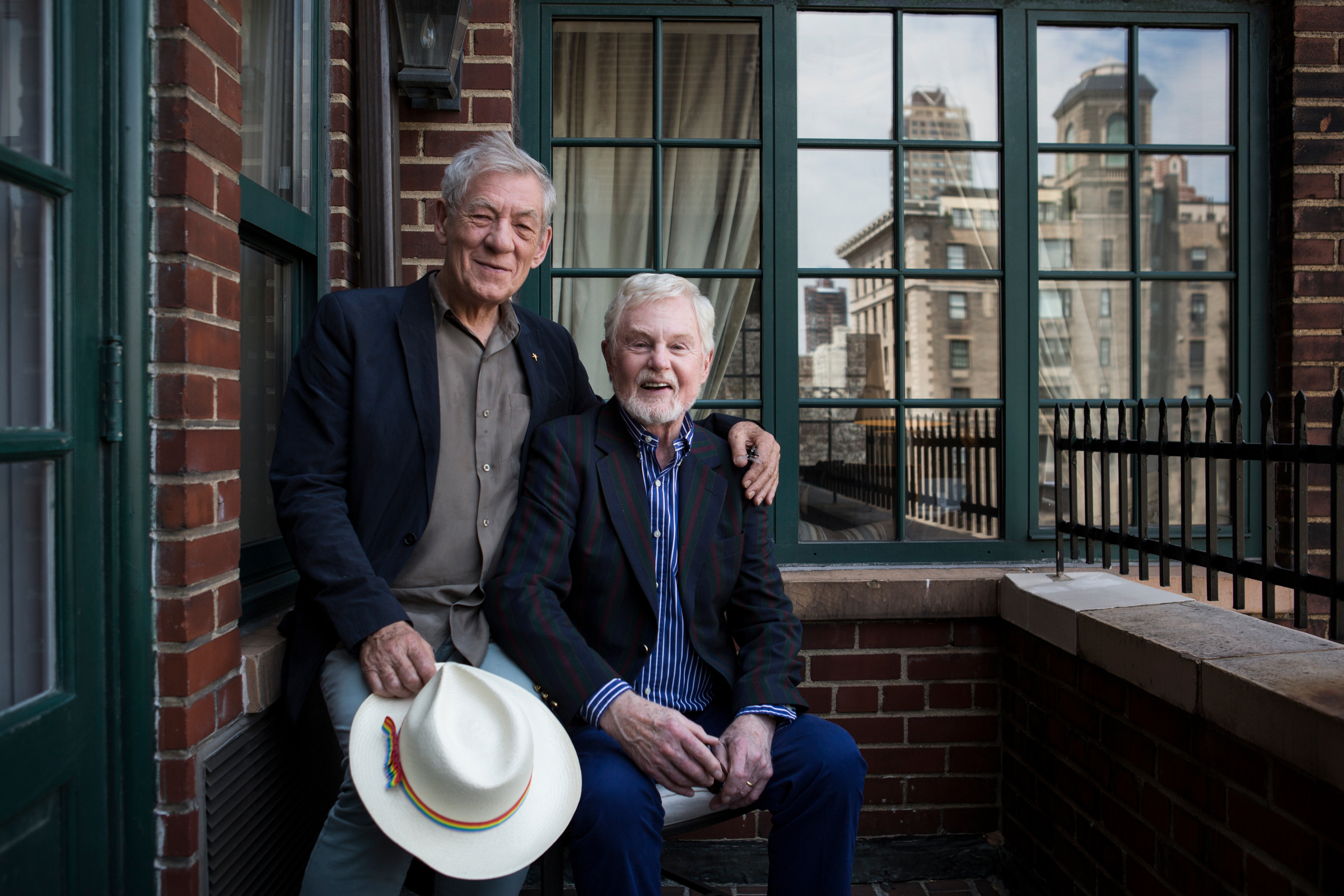  Sirs Ian McKellen and Derek Jacobi, 2015 for The New York Times 