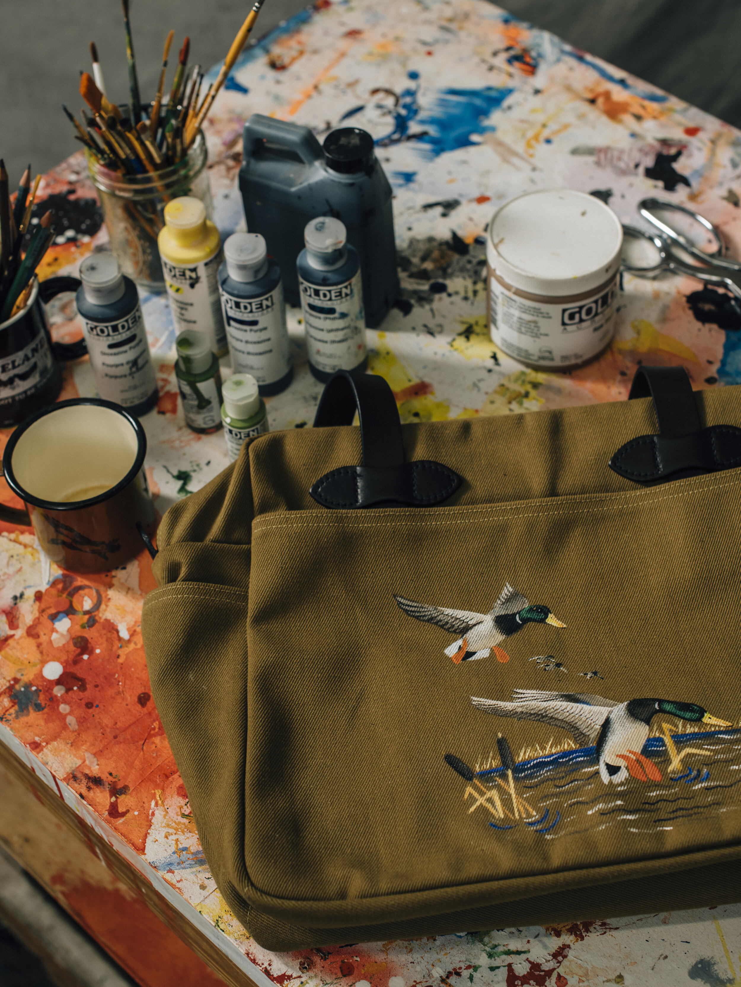  Artist Patric Hanley in collaboration with Filson 