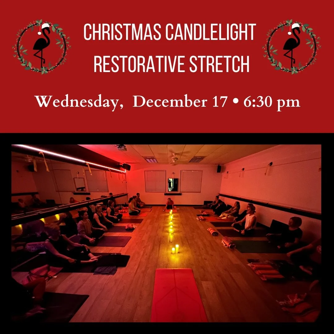One of our favorite nights of the year. 🎄🕯️

Our Christmas Candlelight Restorative Stretch is a chance to slow everything down &mdash; your body, your breath, your nervous system &mdash; in the middle of an otherwise full season.

Come as you are.
