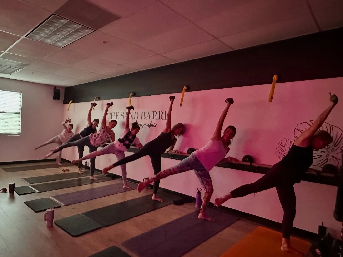 Barre 🔥
Focused movement builds a strong Sand Barre body. 💪🦩

Tomorrow we kick off celebrating 10 years of The Sand Barre and honoring where it all began. If you&rsquo;re an OG, you&rsquo;ll recognize these faces. We&rsquo;re so excited to welcome