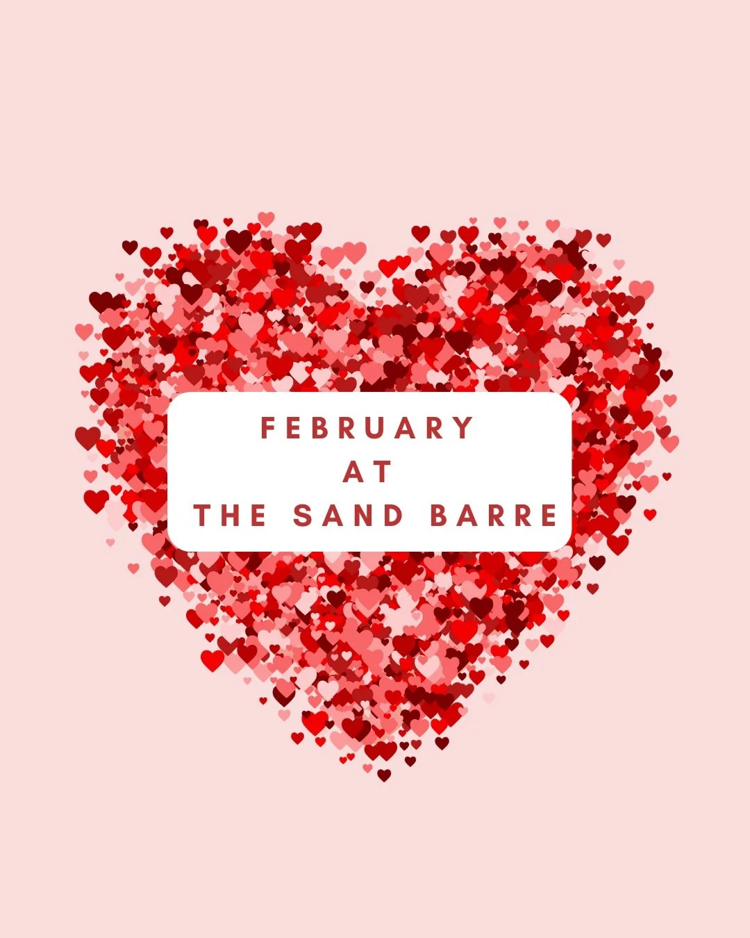 💘 February at The Sand Barre 

❤️ Date Night &mdash; Feb 11
💪 Strength &amp; Flow + bites &amp; bevvies
**HIIT Bounce added at 5:15pm

💖 Valentine&rsquo;s with Your Galentine&rsquo;s &mdash; Feb 14
🦩 Classic Barre + Buti Flow

Bring your person. 