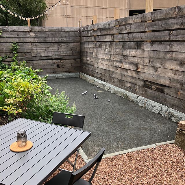 Freshly redone the garden has a new look and some new features. The biggest change is our new bocce court. We&rsquo;ve never done anything like this and we&rsquo;re excited. We built it to have fun so come check it out and have some. It&rsquo;s ready
