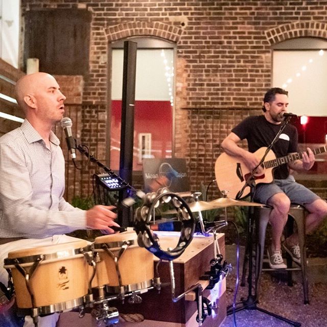 Saturday&nbsp;
Get in with the outside
w. Mean Cajon 
Mean Cajon has made a few unannounced visits to our garden this summer and they are back to celebrate the start of fall.&nbsp; It's hard to believe&nbsp;two guys can bring this much&nbsp;sound, an