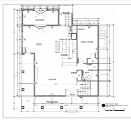 Main Level Floor Plan Design - Open Flow